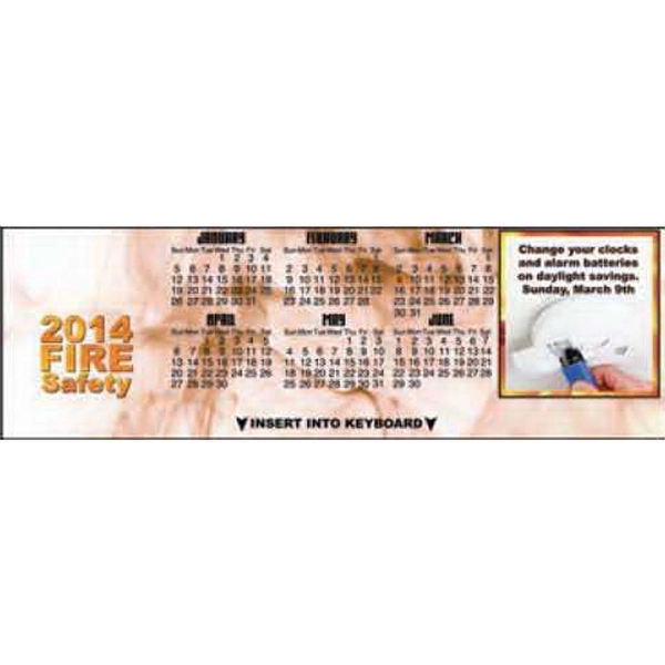 Fire Safety Keyboard Calendar - Fire Safety Keyboard Calendar - Image 1 of 1