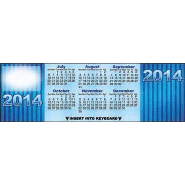 Beautiful Blue Keyboard Calendar - Beautiful Blue Keyboard Calendar - Image 1 of 1