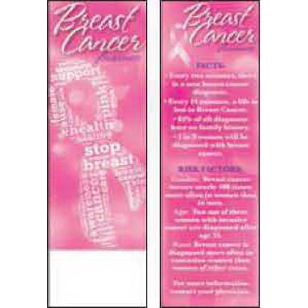 Breast Cancer Awareness Bookmark - Breast Cancer Awareness Bookmark - Image 1 of 2