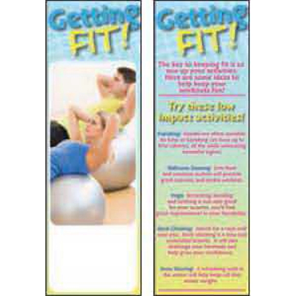 Getting Fit Bookmark - Getting Fit Bookmark - Image 1 of 1
