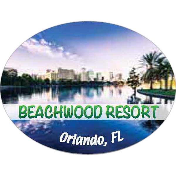 Full Color Oval Die Cut Premium Label - Full Color Oval Die Cut Premium Label - Image 0 of 0