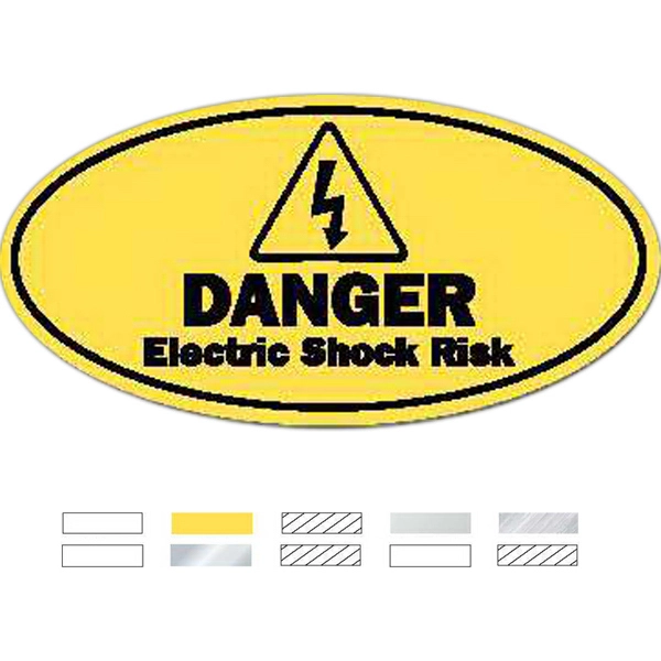 Weatherproof Die Cut Oval Labels - Weatherproof Die Cut Oval Labels - Image 0 of 0