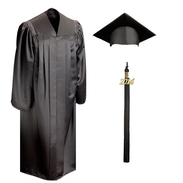 Deluxe Bachelors Graduation Cap & Gown Set