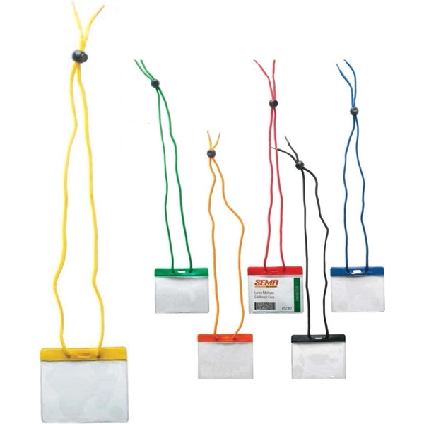 Custom Small Horizontal Corded Card Holders