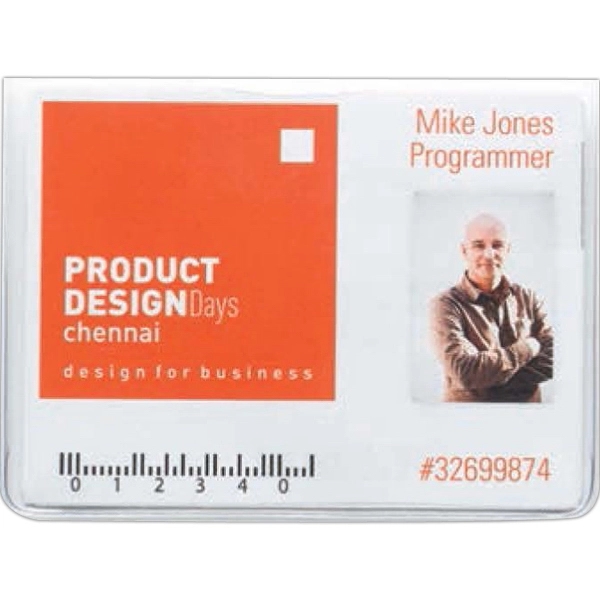 Custom Magnetic Back Vinyl Badge Holder