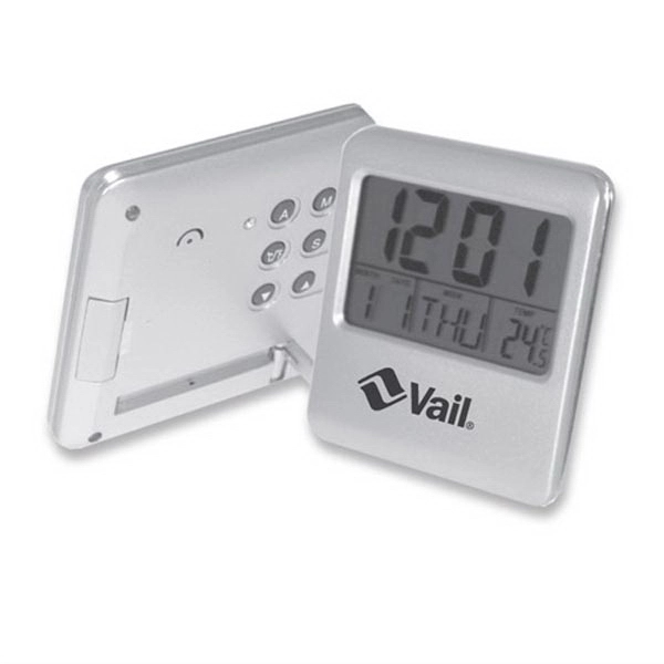 Large Display LCD Desk Clock