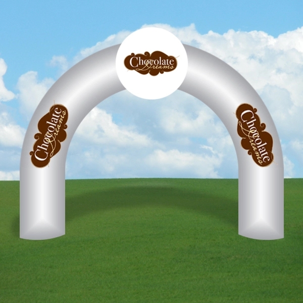 Blow Up Arch -Curved With Painted Logo - Blow Up Arch -Curved With Painted Logo - Image 0 of 0