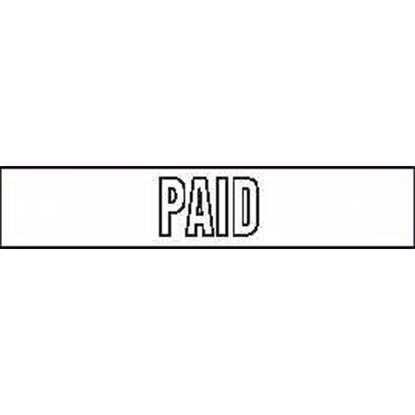 Pre-inked stock PAID stamp - Pre-inked stock PAID stamp - Image 1 of 7