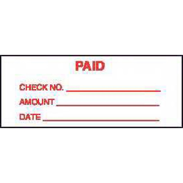 Pre-inked stock PAID stamp - Pre-inked stock PAID stamp - Image 5 of 7