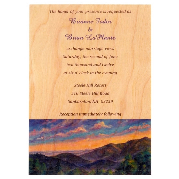 4.5" x 6" - Wood Veneer Postcards - 1 Sided - 4.5" x 6" - Wood Veneer Postcards - 1 Sided - Image 3 of 3