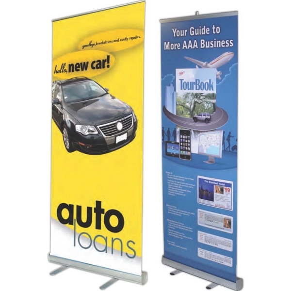 31 1/2" Retractable Banner Stand with Carry Case