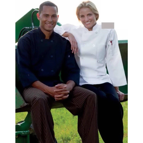 3/4 Sleeve Chef Coat - BLACK - 3/4 Sleeve Chef Coat - BLACK - Image 0 of 0