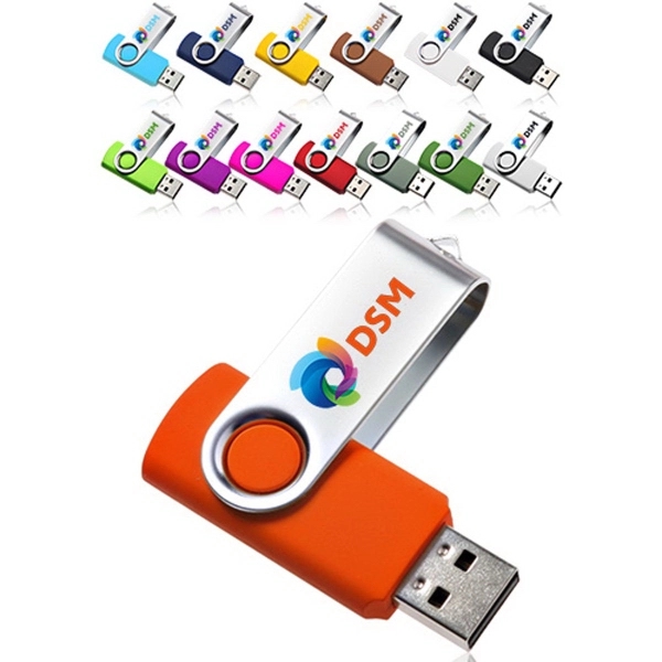 8GB Swivel USB Flash Drives - 8GB Swivel USB Flash Drives - Image 0 of 22