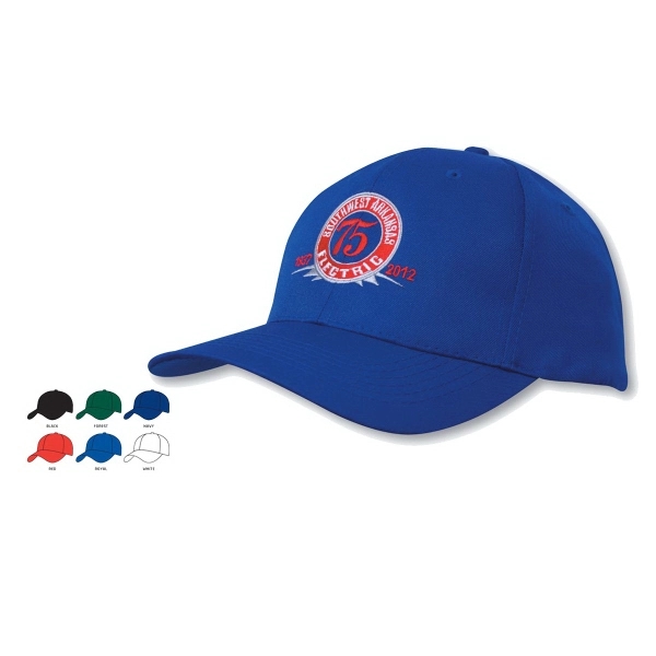 Breathable Poly Twill Baseball Cap - Breathable Poly Twill Baseball Cap - Image 0 of 0