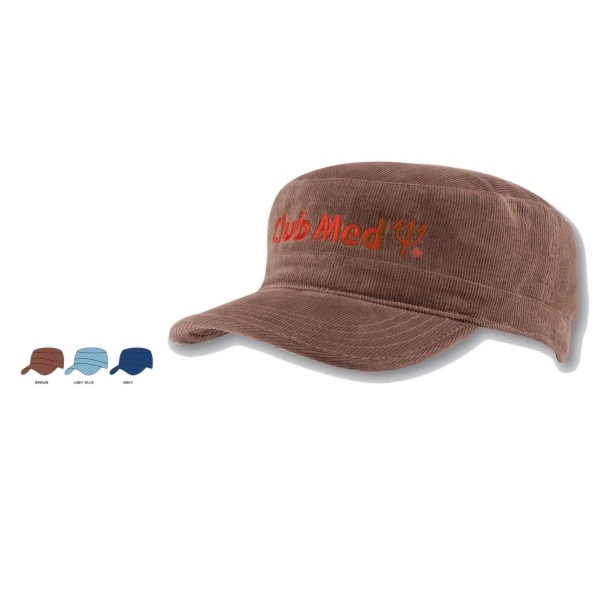 Baby Corduroy Military Cap - Baby Corduroy Military Cap - Image 0 of 0