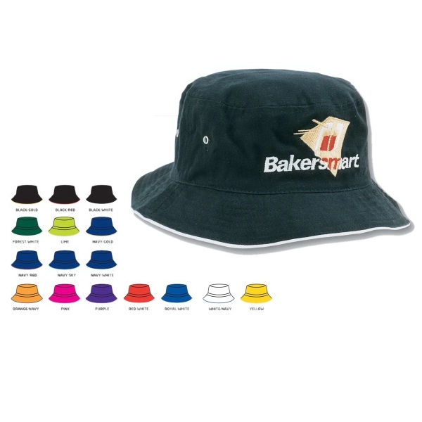 Brushed Sports Twill Bucket Hat - Brushed Sports Twill Bucket Hat - Image 0 of 0