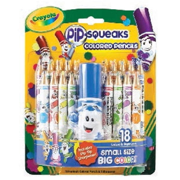 Crayola 18 ct. Pip-Squeaks Colored Pencils