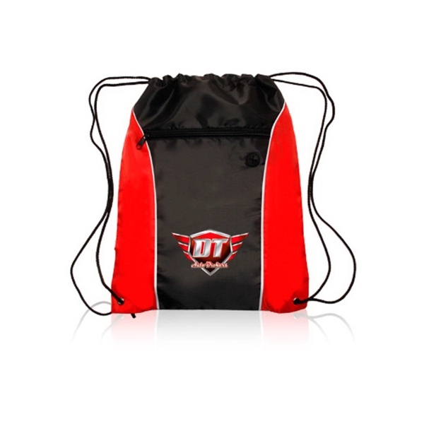 Side Color Drawstring Bag - Side Color Drawstring Bag - Image 4 of 9