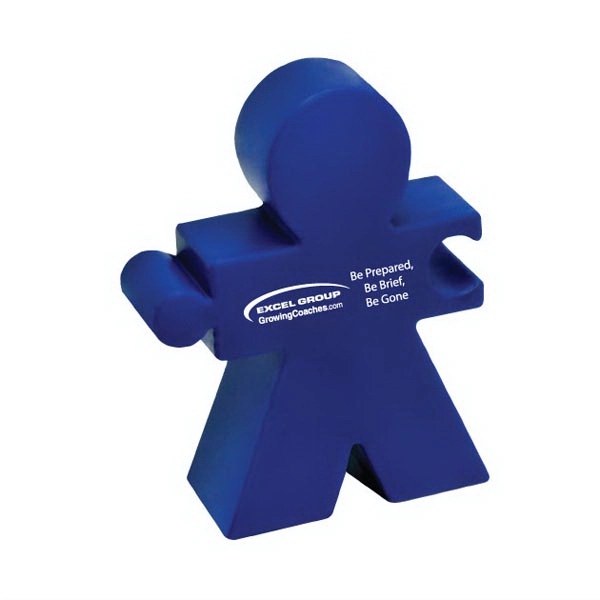Custom Teamwork Shaped Stress Reliever