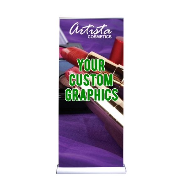 Contour Retractable Banner Stand 33.5"x80" With Graphic - Contour Retractable Banner Stand 33.5"x80" With Graphic - Image 0 of 0