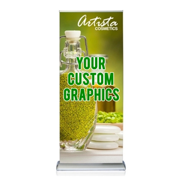 Doublestep 36"x74" Retractable Banner Stand with Graphic - Doublestep 36"x74" Retractable Banner Stand with Graphic - Image 0 of 0