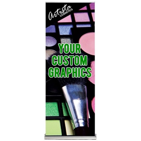 Step 33.5"wx80"h Retractable Banner with Graphic - Step 33.5"wx80"h Retractable Banner with Graphic - Image 0 of 0