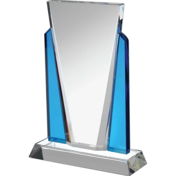 Clear & Blue Crystal Awards