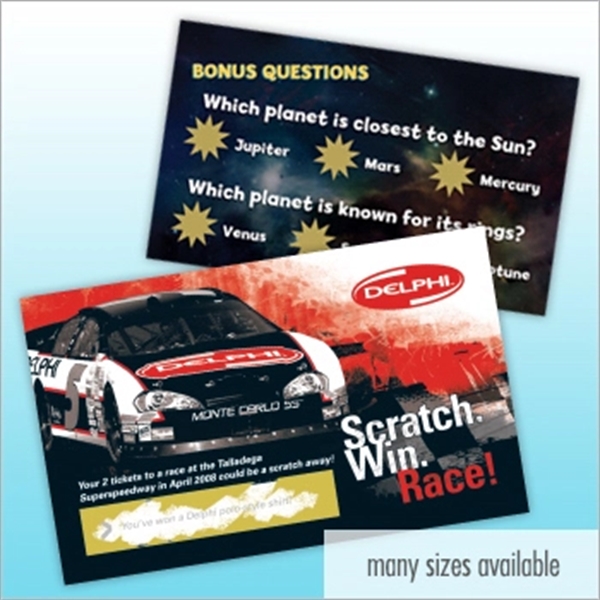 2" x 3.5" Custom Scratch-N-Win Card - 2" x 3.5" Custom Scratch-N-Win Card - Image 3 of 4