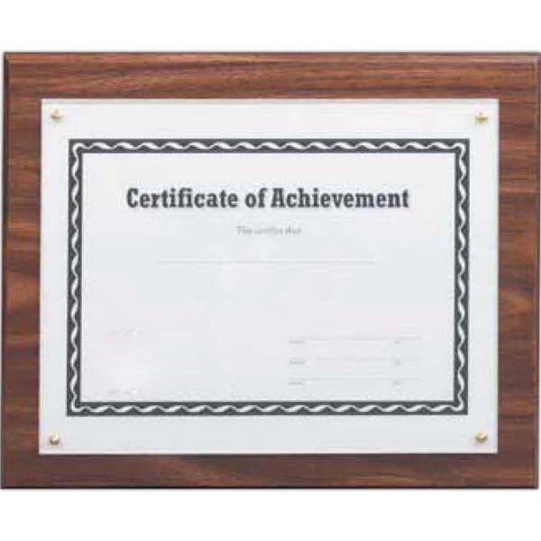 Walnut Veneer Certificate Holder