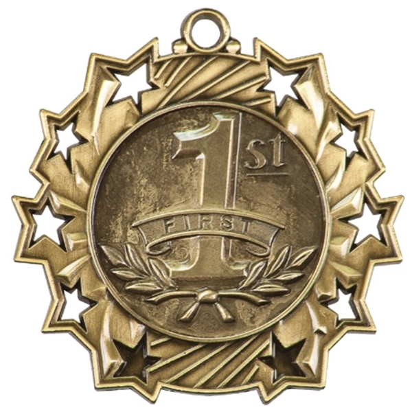 Ten Star Medals, 2 1/4" - Ten Star Medals, 2 1/4" - Image 18 of 36