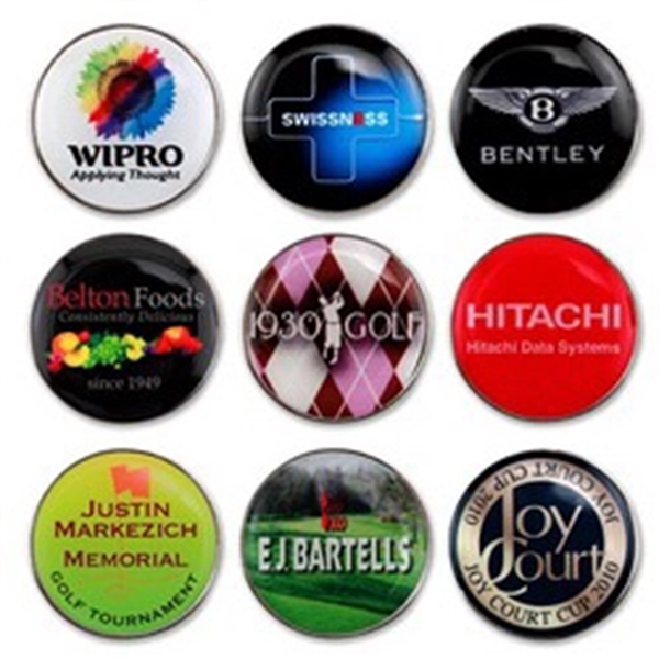 Full Color Golf Ball Marker 1"