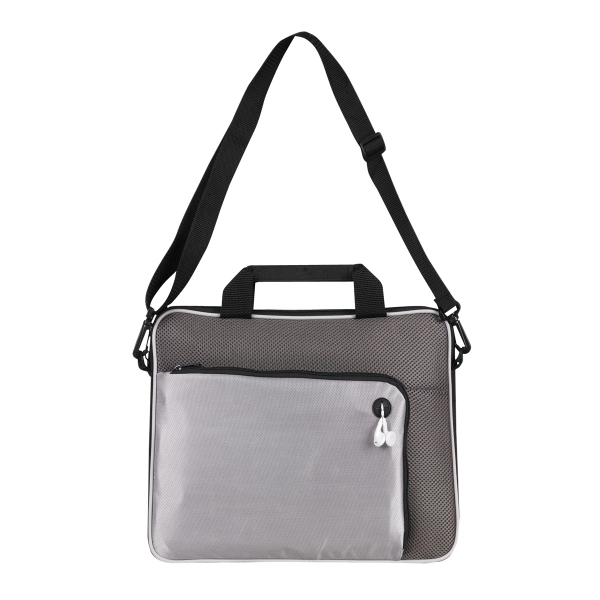 600D Poly 15" Padded Notebook Briefcase - 600D Poly 15" Padded Notebook Briefcase - Image 2 of 2