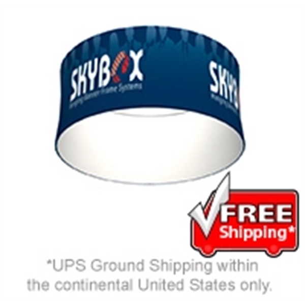 Skybox Hanging Banner Circle 8'dia x 24"h - Skybox Hanging Banner Circle 8'dia x 24"h - Image 0 of 1