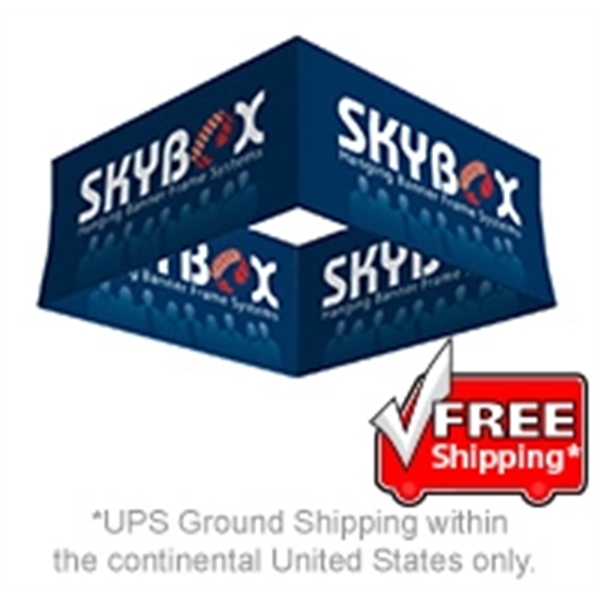 Skybox Hanging Banner Square 12'dia x 42"h - Skybox Hanging Banner Square 12'dia x 42"h - Image 1 of 1
