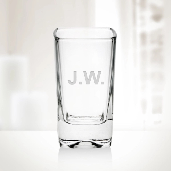 2-3/4oz Tall Square Shot Glass