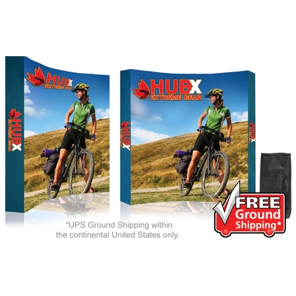 RPL Fabric Pop Up 8ft -- Curve - RPL Fabric Pop Up 8ft -- Curve - Image 0 of 2