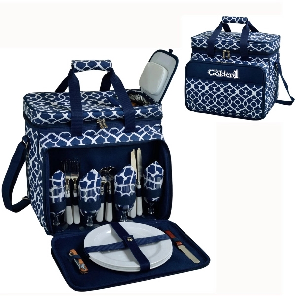 Picnic Set for 4 with Cooler - Picnic Set for 4 with Cooler - Image 6 of 13