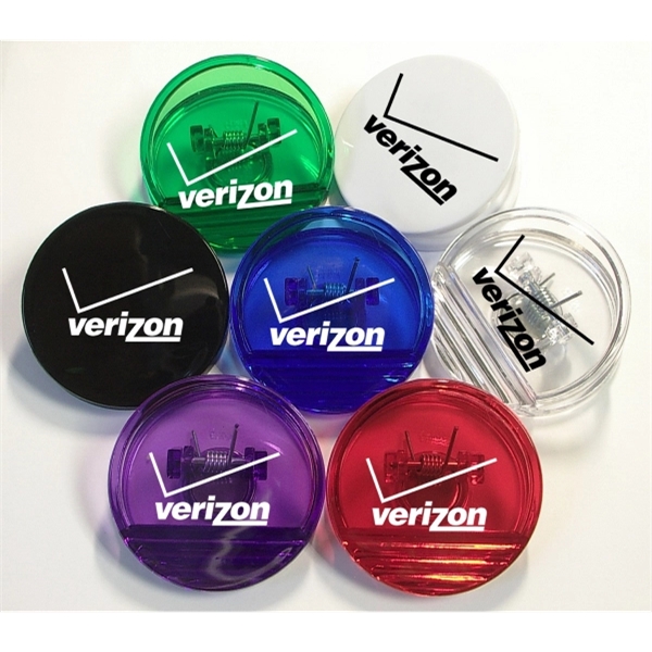 Round Shape Magnetic Memo Clip Holder - Round Shape Magnetic Memo Clip Holder - Image 0 of 7