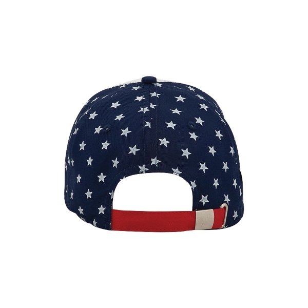 Cotton Twill USA Flag Cap - Cotton Twill USA Flag Cap - Image 1 of 1