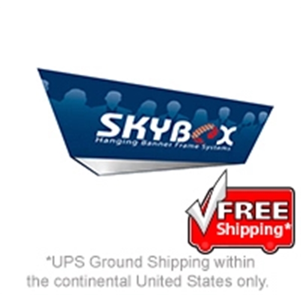 Skybox Hanging Banner Tapered Triangle 15'dia x 60"h - Skybox Hanging Banner Tapered Triangle 15'dia x 60"h - Image 0 of 1