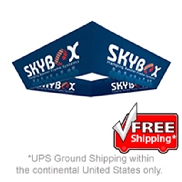 Skybox Hanging Banner Tapered Square 12'dia x 42"h - Skybox Hanging Banner Tapered Square 12'dia x 42"h - Image 1 of 1