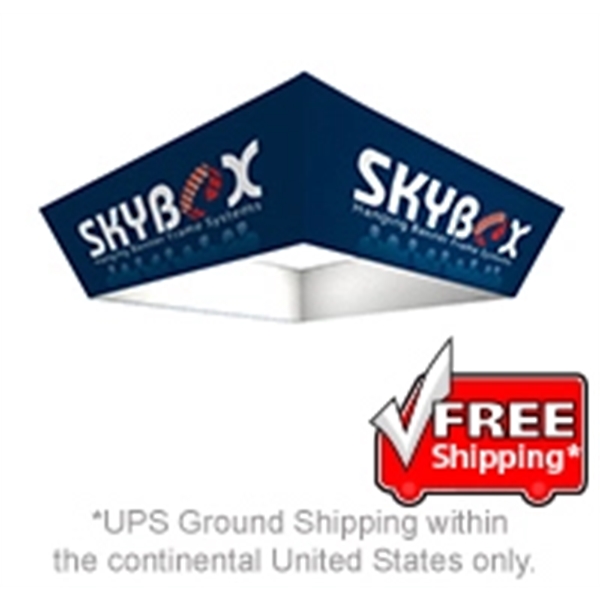 Skybox Hanging Banner Tapered Square 10'dia x 42"h - Skybox Hanging Banner Tapered Square 10'dia x 42"h - Image 0 of 1