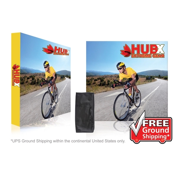 RPL 8ft Fabric Pop Up Straight with Endcaps - RPL 8ft Fabric Pop Up Straight with Endcaps - Image 0 of 2