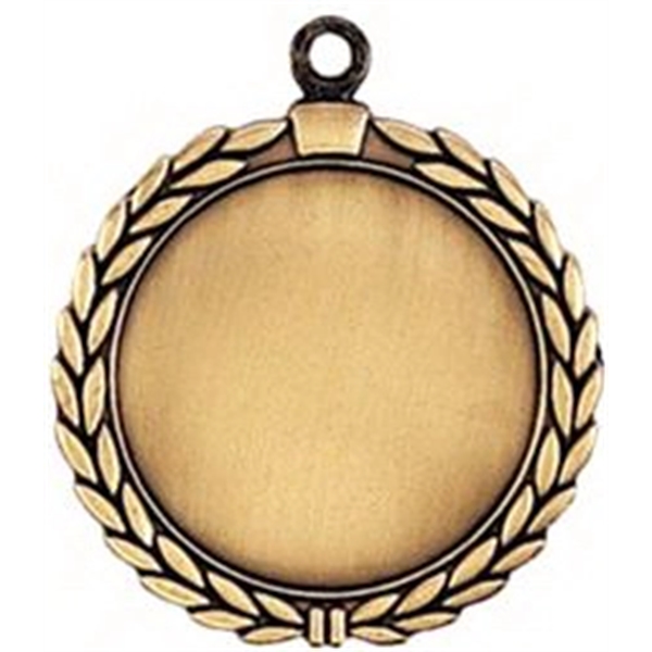 2 5/8" Garland Design Insert Medals - Holds 2" - 2 5/8" Garland Design Insert Medals - Holds 2" - Image 0 of 2
