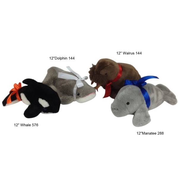12" Plush Manatee (Closeout)