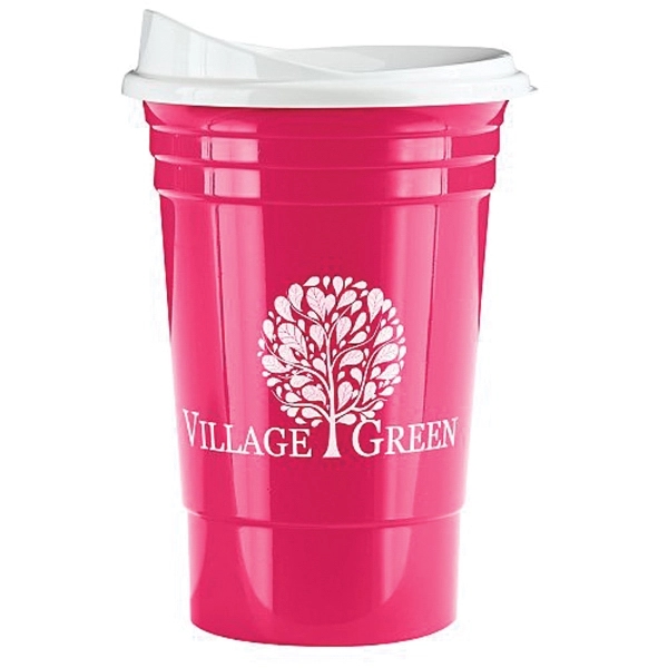 Ultimate Party Cup 16 Oz with Lid - Ultimate Party Cup 16 Oz with Lid - Image 2 of 25