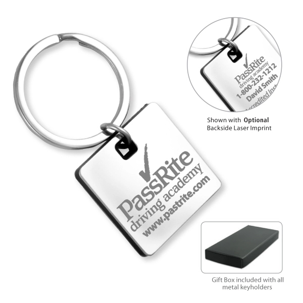 Cube Laser Engraved Metal Keyholder - Cube Laser Engraved Metal Keyholder - Image 0 of 1