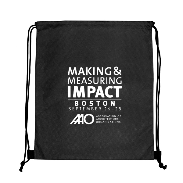 Custom 13" W x 16"H Economy Drawstring Cinch Pack Backpack