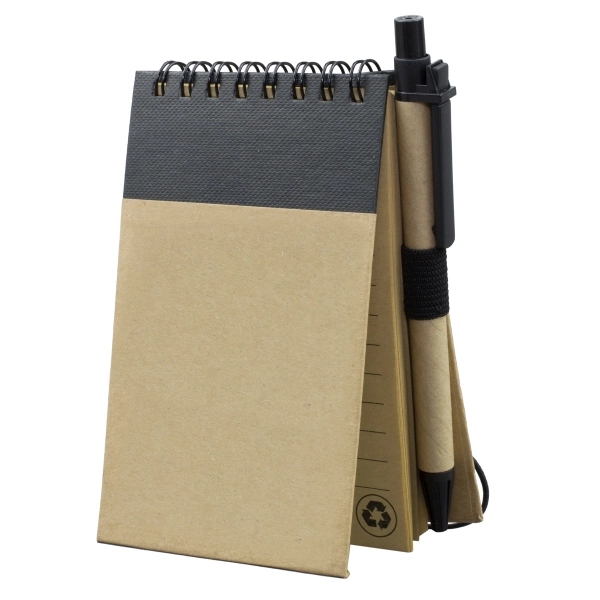 Eco Inspired Jotter Notepad Notebook with Matching Color - Eco Inspired Jotter Notepad Notebook with Matching Color - Image 2 of 9