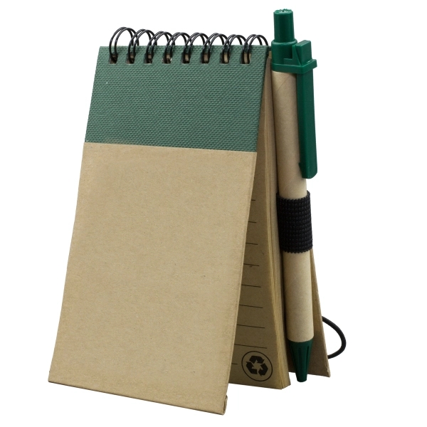 Eco Inspired Jotter Notepad Notebook with Matching Color - Eco Inspired Jotter Notepad Notebook with Matching Color - Image 4 of 9